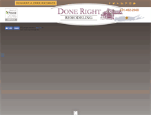 Tablet Screenshot of donerightremodelingny.com